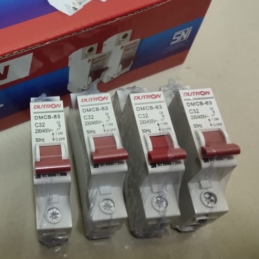 MCB TERDAPAT BANYAK TYPE/Domae DUTRON 1 Phase CIRCUIT BREAKER SNI/INSTALASI LISTRIK