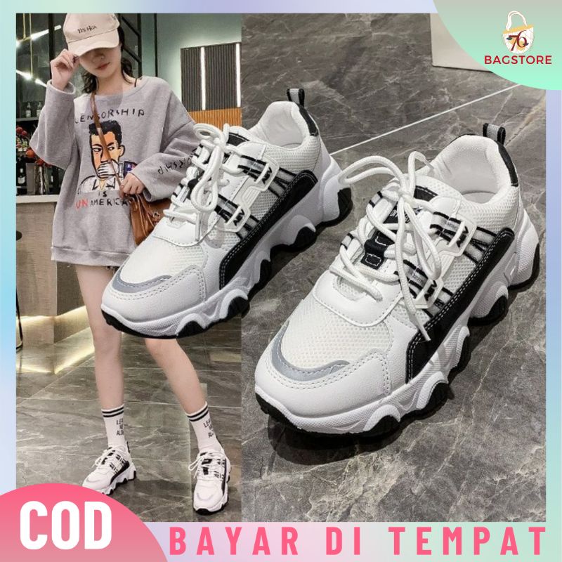 [IMPORT] BS181 - SEPATU WANITA SNEAKER IMPORT - FREE BOX - SEPATU SPORT WANITA - 76BAGSTORE