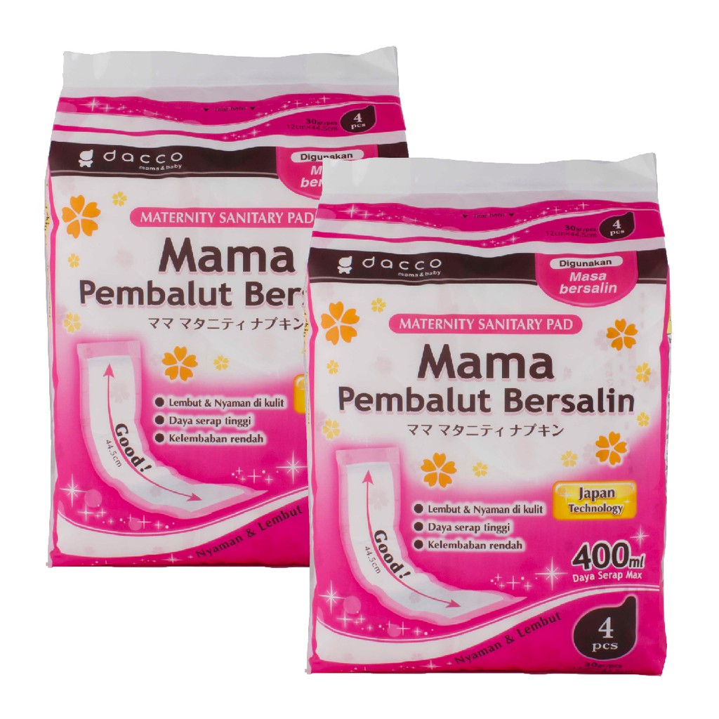 Dacco Mama Pembalut Bersalin Isi 4Pcs - Twin Pack