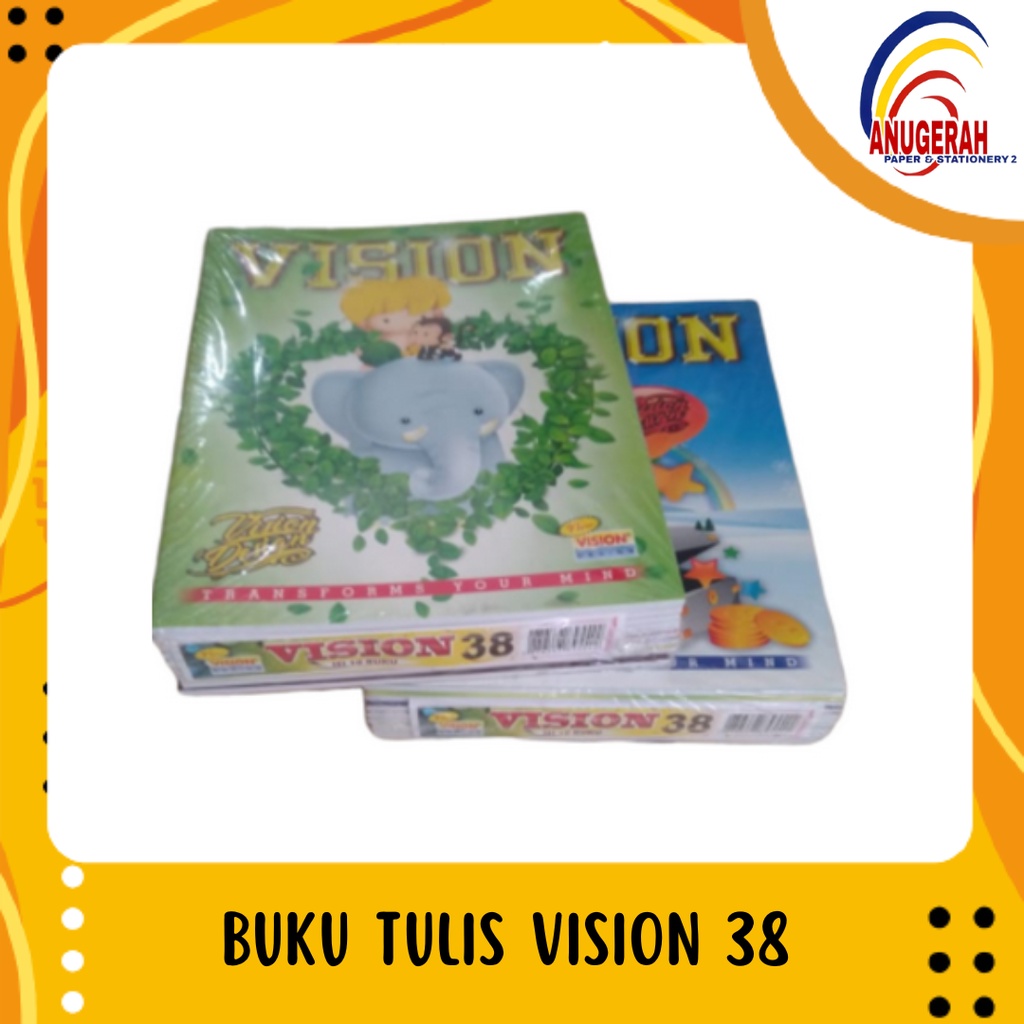 

BUKU TULIS VISION 38 (PAK)