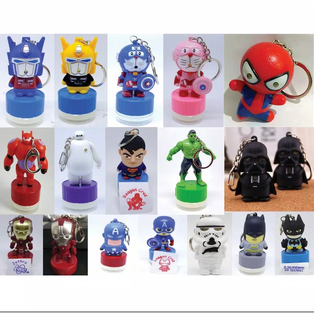 

Stempel nama karakter Light and Sound Super Heroes CUSTOM STAMP