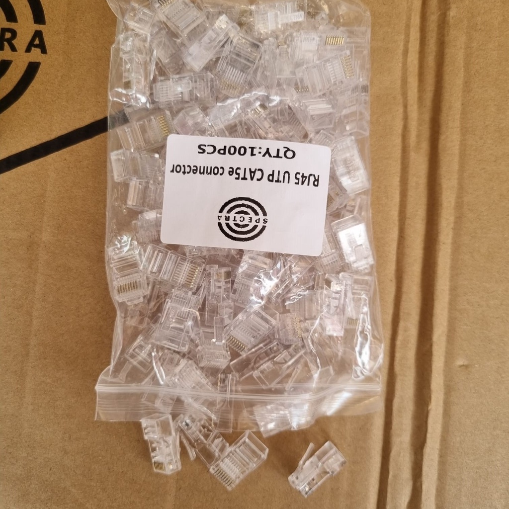 Konektor Rj45 Spectra Utp Cat5e Rj 45 100Pcs