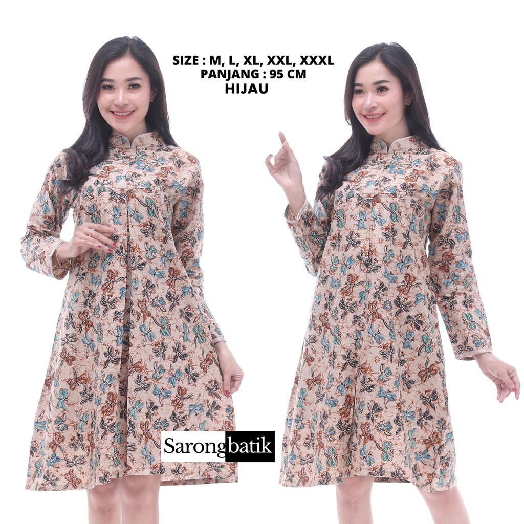 Atasan Dress Batik Wanita Remekan TB0019SB-2