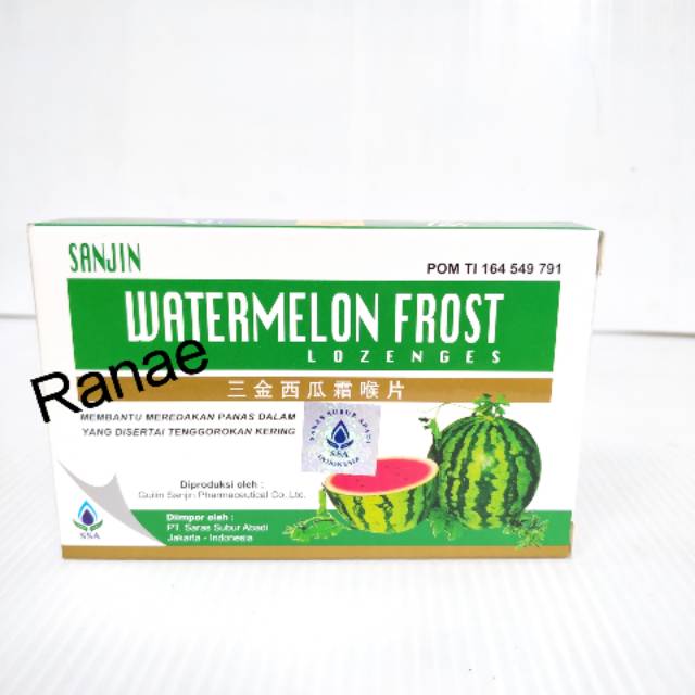 Sanjin Watermelon Frost Lozenges