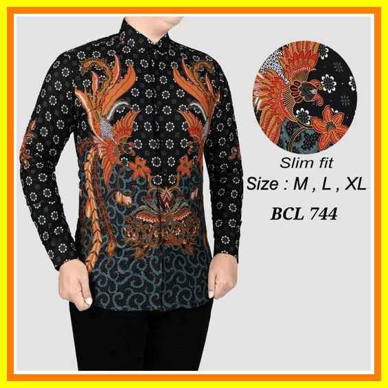 Kemeja Batik Lengan Panjang Modern Kemeja Batik Rapat Kemeja Formal Kemeja Batik Hariraya Baju Batik