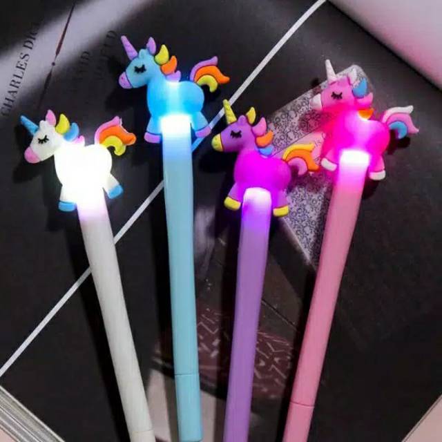 

Pulpen Kuda Pony LED - Pena Unicorn LED - Gel Pen Kuda Pony LED - Pulpen LED Unicorn