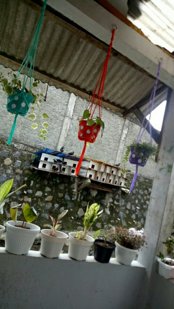 Tali Pot Gantung Macrame / Talipot Gantung / Hiasan Dinding