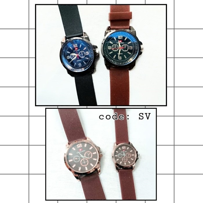 jam tangan cowok analog high quality ( kode SV )