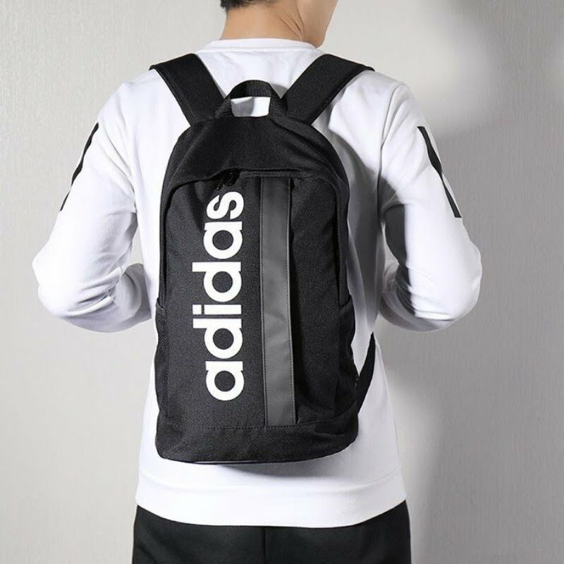 Adidas Linier Core Bagpack Full Black Tas Punggung Ransel  Pria  Original