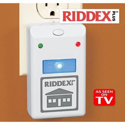 RIDDEX PLUS Pest Repeller - Alat Pengusir Tikus, Kecoak, Nyamuk