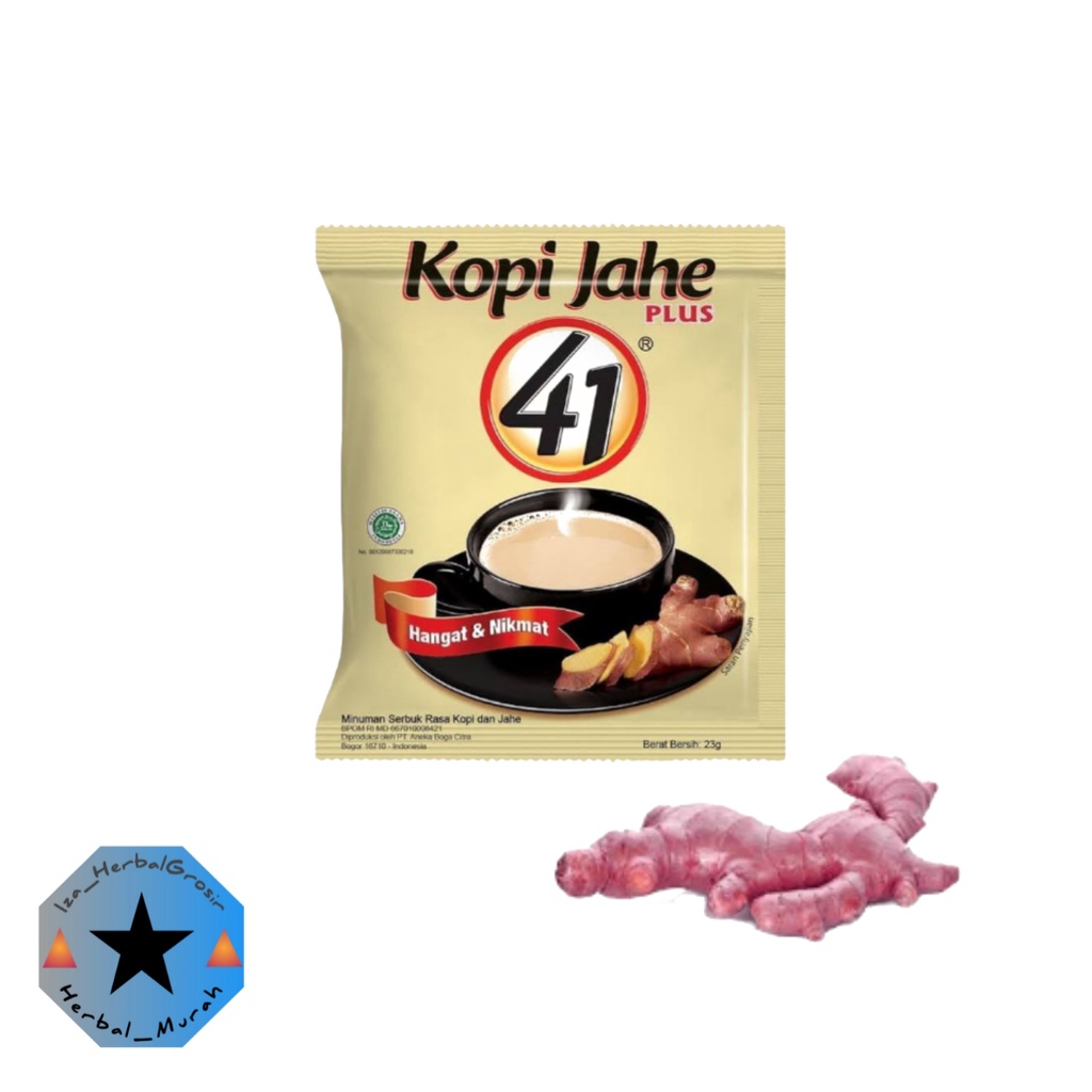 Jual KOPI JAHE PLUS 41 [Per SACHET] Original Dengan Gula Aren Lebih