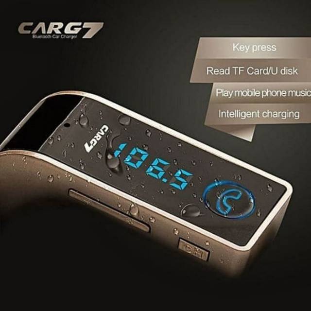 CARG7 Bluetooth Car FM Transmitter Wireless Bluetooth Music Control