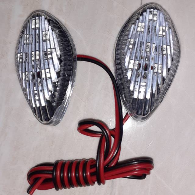 Sepasang Sen tempel Led mini