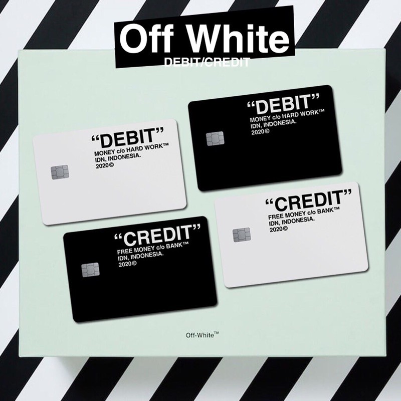 

OFF WHITE PT 2 | STICKER KARTU ATM / SKIN ATM / DEBIT / CREDIT CARD / STIKER ATM / GARSKIN KARTU ATM