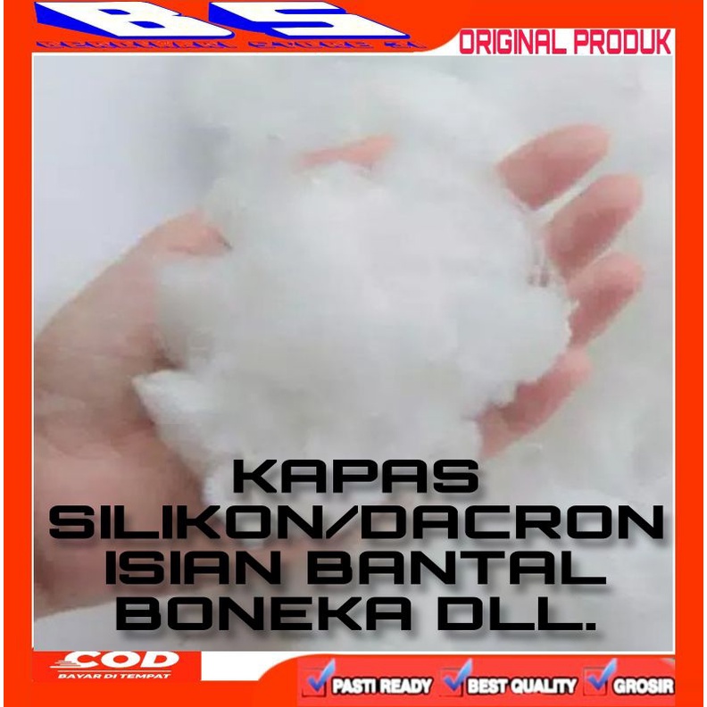 KAPAS SILIKON /KAPAS DACRON  ISIAN BANTAL/ ISIAN BONEKA