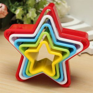 

Bento cutter - pastry cutter star rainbow