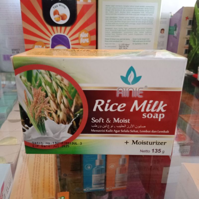AINIE SABUN BERAS SUSU / RICE MILK SOAP 135g