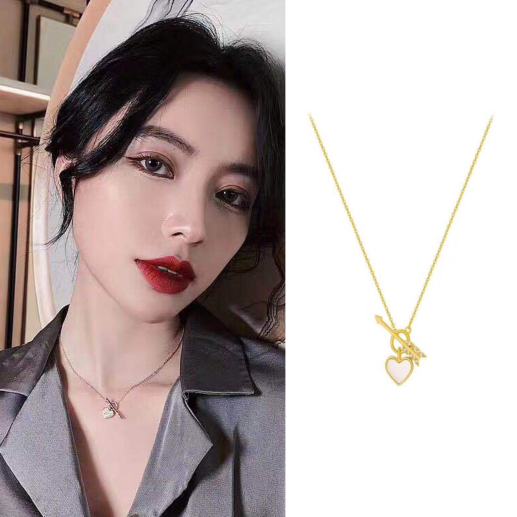 Kalung Cinta Fashion Korea kalung wanita kalung titanium necklace