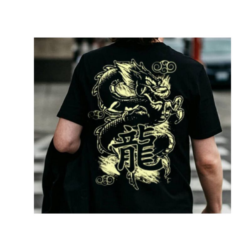 KAOS NAGA JEPANG / KAOS TULISAN JEPANG / KAOS JEPANG / KAOS DISTRO JEPANG/ BAJU KAOS PRIA/ ATASAN PR