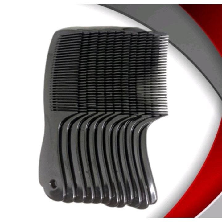 Sisir rambut hitam polos / sisir marchella warna hitam per pcs