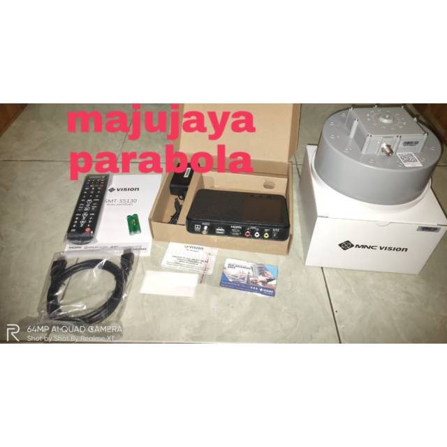 Dekoder mnc vision jual putus dan lnb sband