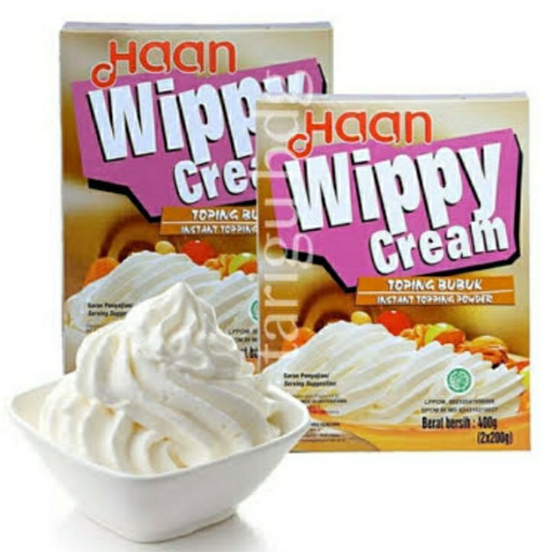 

wippy cream haan 400gr