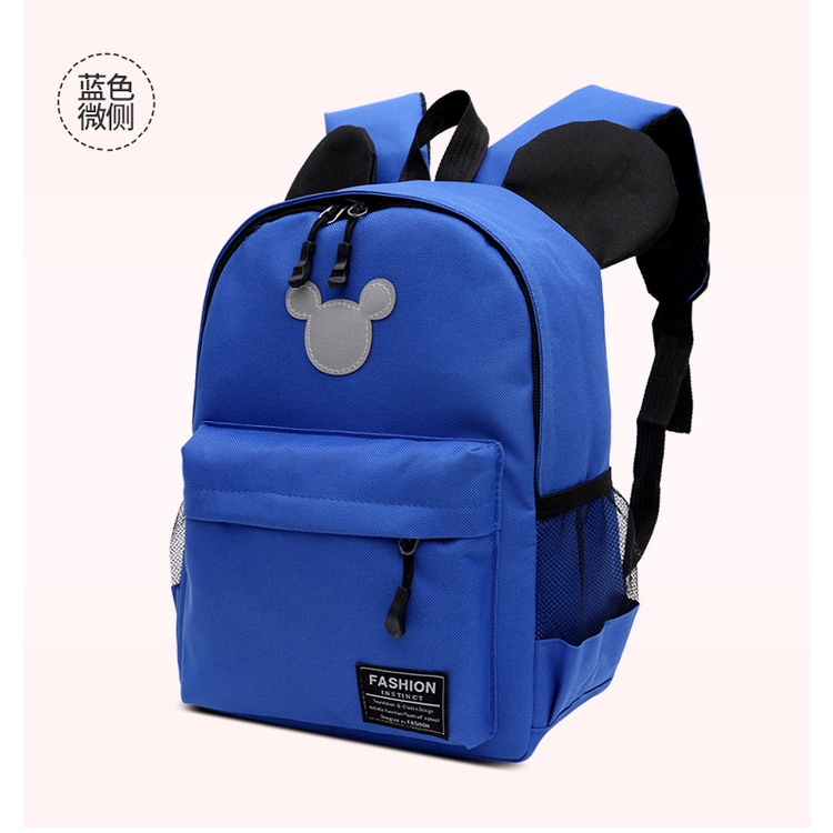 littlekiddoss Tas Ransel Anak Sekolah SD SMP SMA Tas Kanvas Miki Import BA2213