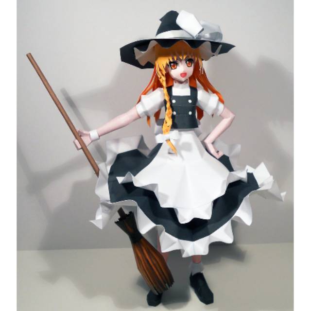 touhou marisa kirisame papercraft