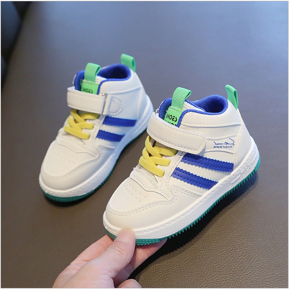 littlekiddoss SH20150 Sepatu Sneakers Anak Sepatu Fashion Anak Import Sepatu Semi Boot Garis