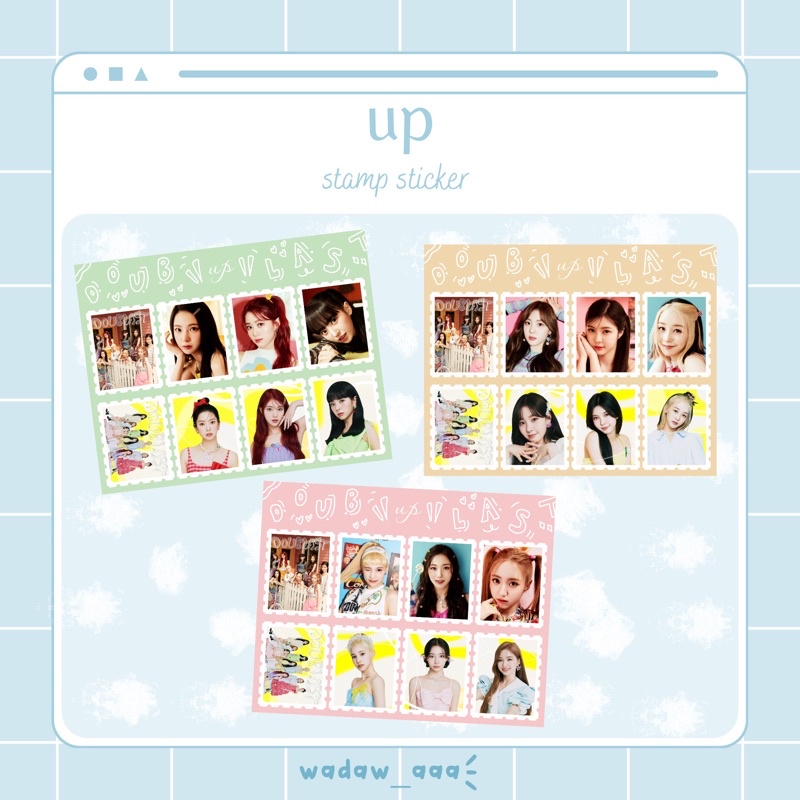

Stiker Stamp Kep1er Up Doublast Kep1an Kpop Gift Deco Kado Hadiah Murah Pc Perangko Sticker