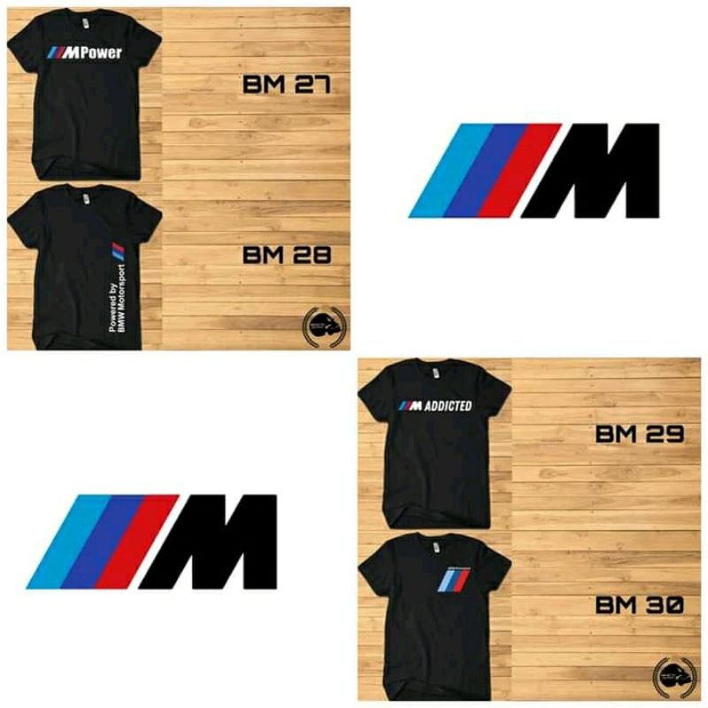 KAOS OTOMOTIF BMW PRIA/WANITA