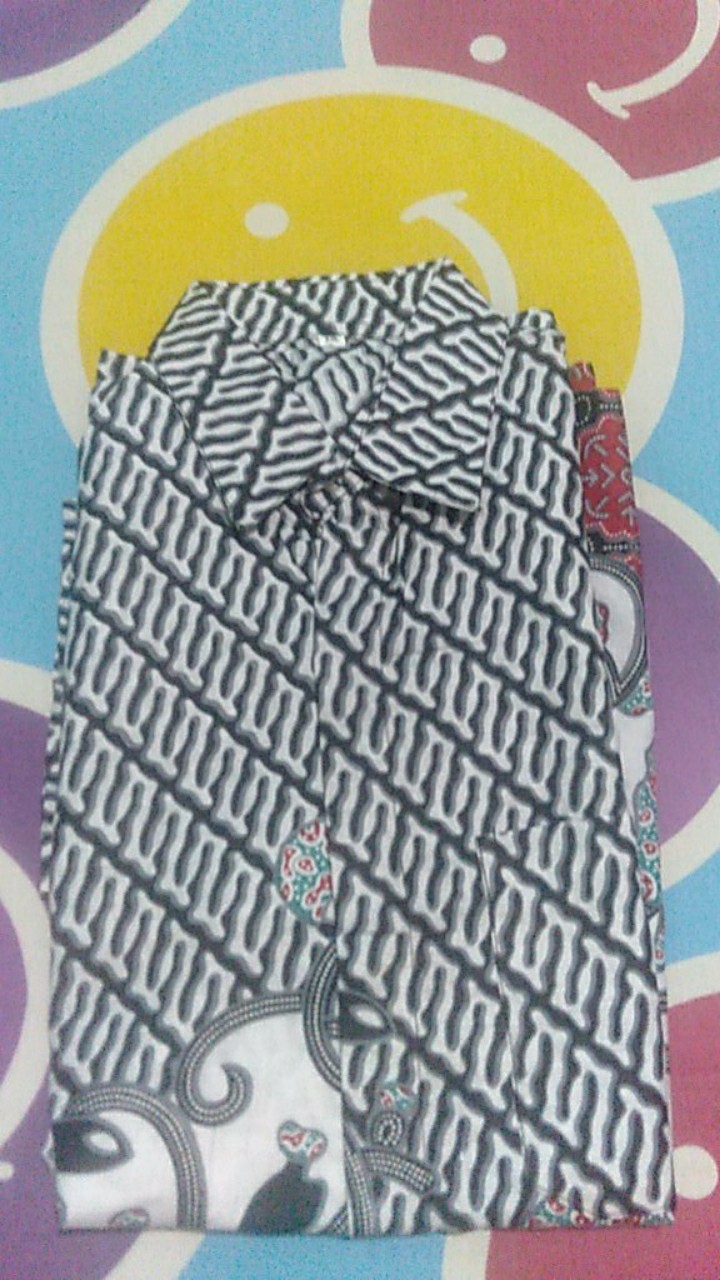 Couple Batik Keluarga Bisa Satuan  - Sania Ruffle Batik Couple Standar & Jumbo  - Batik Pekalongan