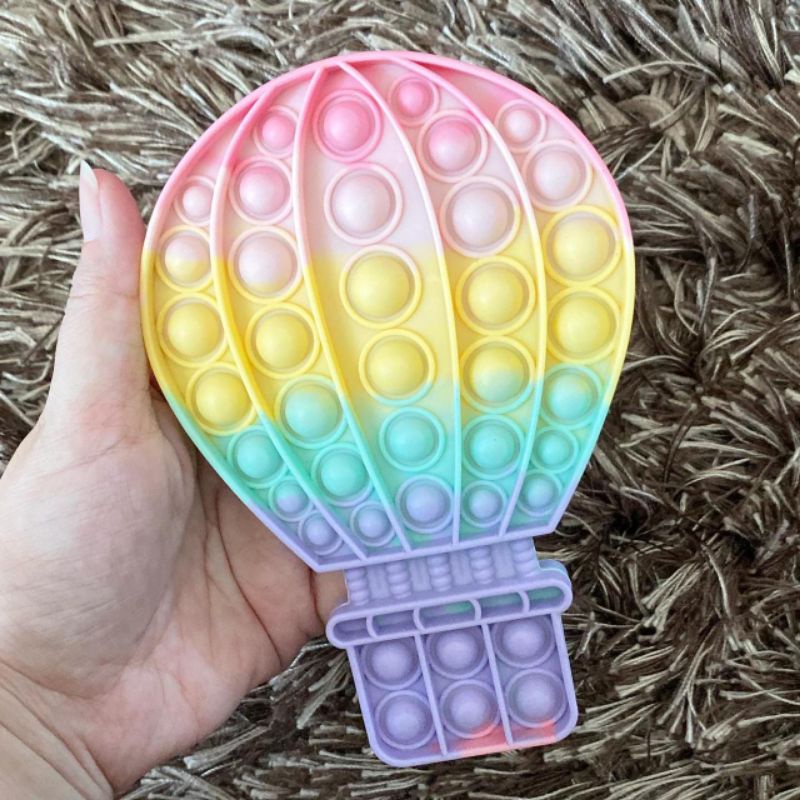 POP IT PASTEL HOT AIR BALLOON / murah popit tiktok kado balon udara-1