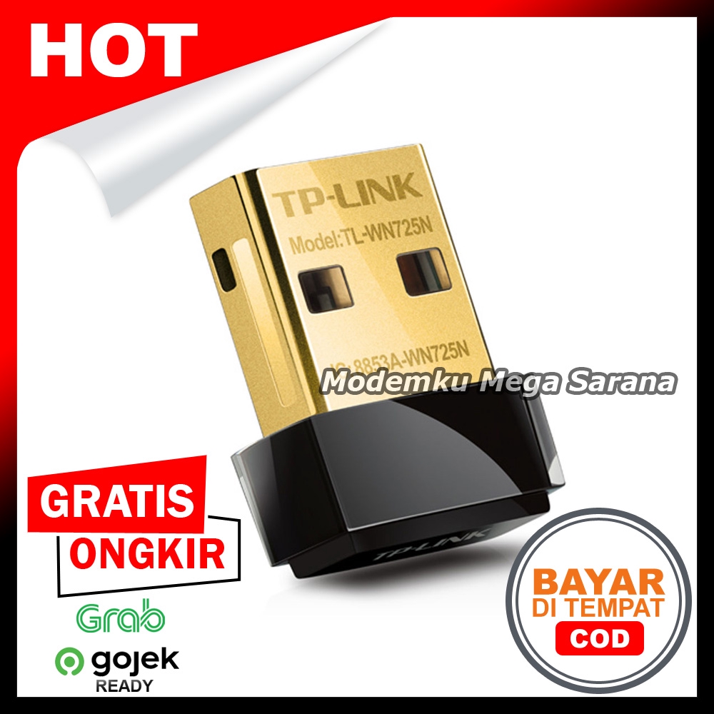 Alat Penangkap Sinyal Hotspot Wifi Tp Link Tl Wn725n Usb Wifi 150 Mbps Shopee Indonesia