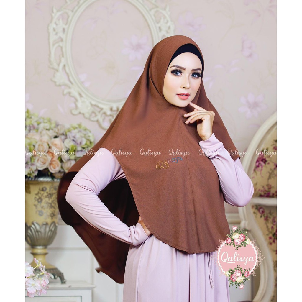 [QALISYA] KHIMAR HIJAB JILBAB YUSRA ORI BY QALISYA