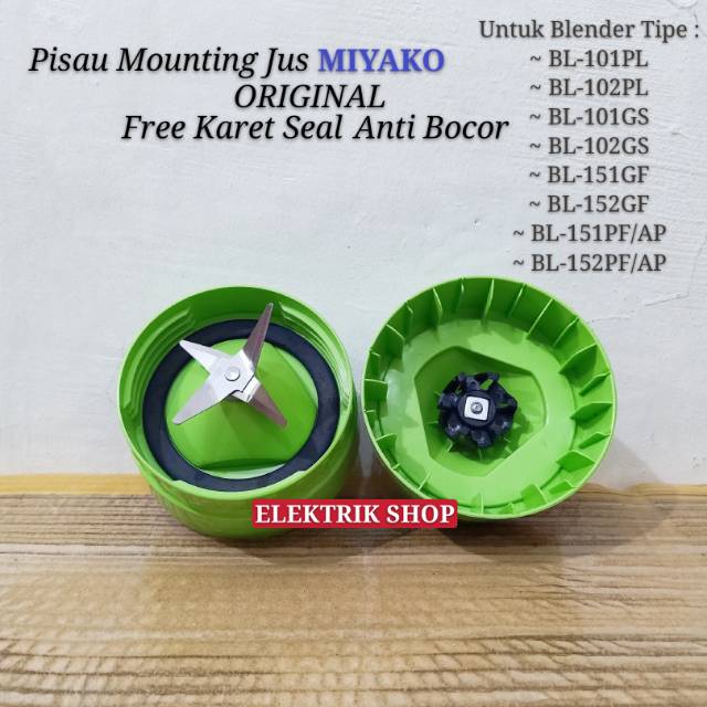 PISAU MOUNTING JUS MIYAKO ORIGINAL FREE KARET SEAL ANTI BOCOR