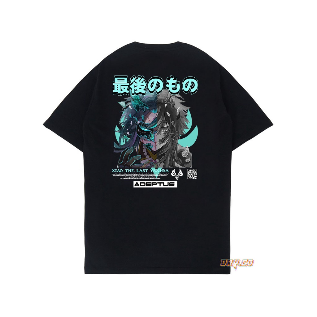 KAOS XIAO GENSHIN IMPACT/KAOS ANIMELOVERS/KAOS COTTON