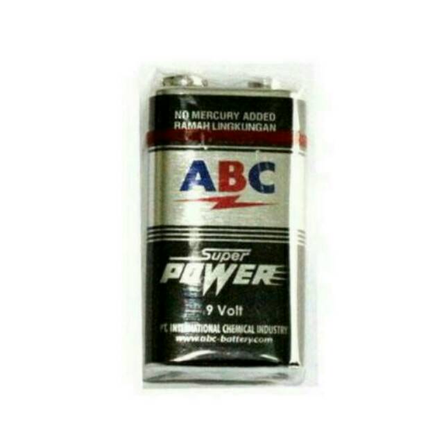 BATERAI ABC SUPER POWER 9V/ BATTERY ABC SUPER POWER 9V