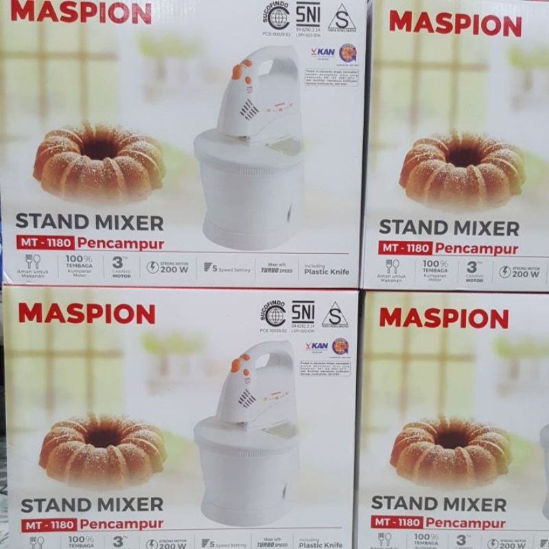 stand mixer maspion mt 1180