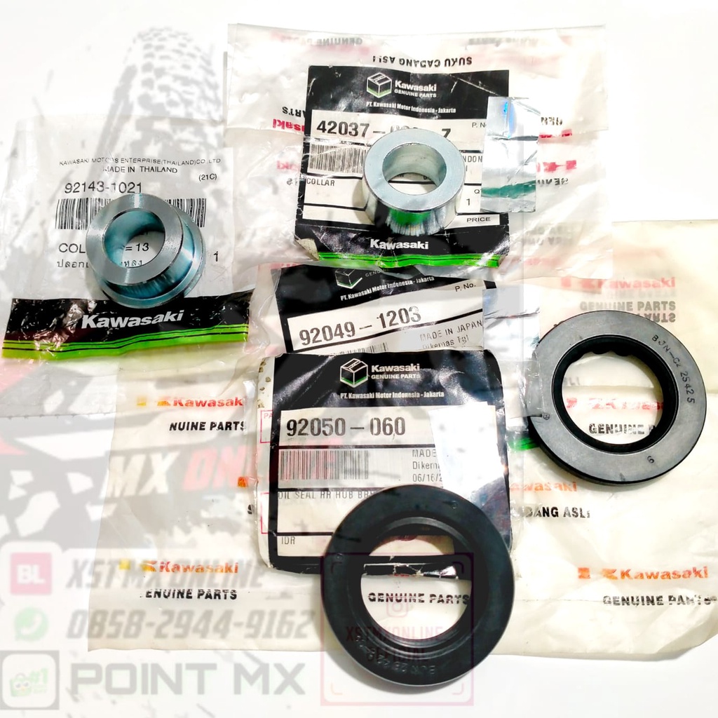 bosh roda belakang ninja r ninja ss lengkap dengan seal original