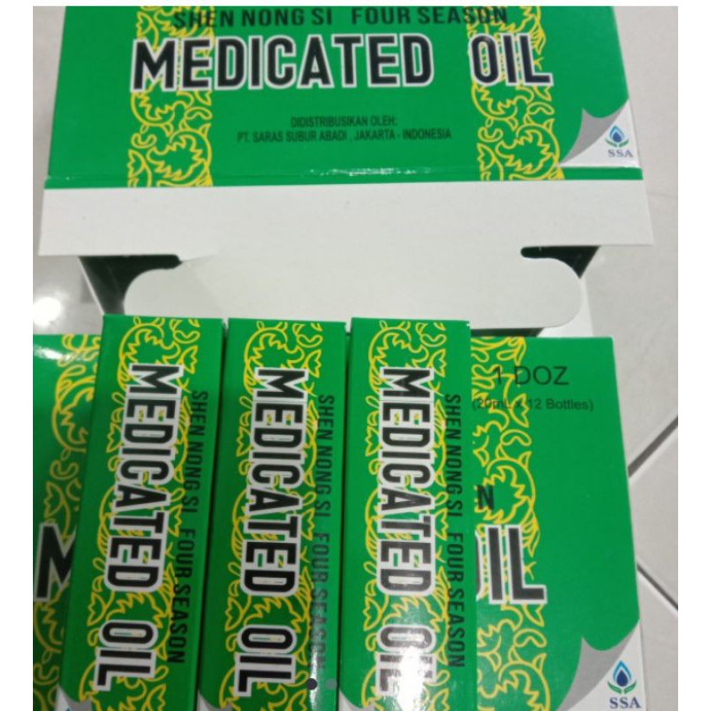 medicated oil 20 ml original.