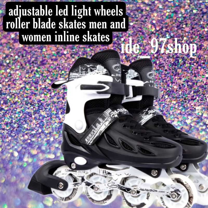 SEPATU RODA Anak &amp; Dewasa, inline skates Black &amp; White