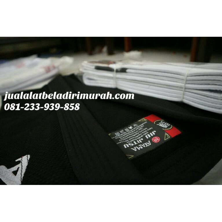 Gi BJJ Atama | Dogi Seragam Brazillian Jujitsu Judo Hitam Black