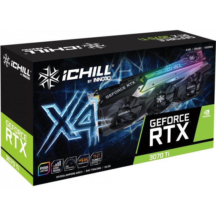 VGA INNO3D RTX 3070 Ti ICHILL X4 - 8GB DDR6X Nvidia GeForce 3070Ti