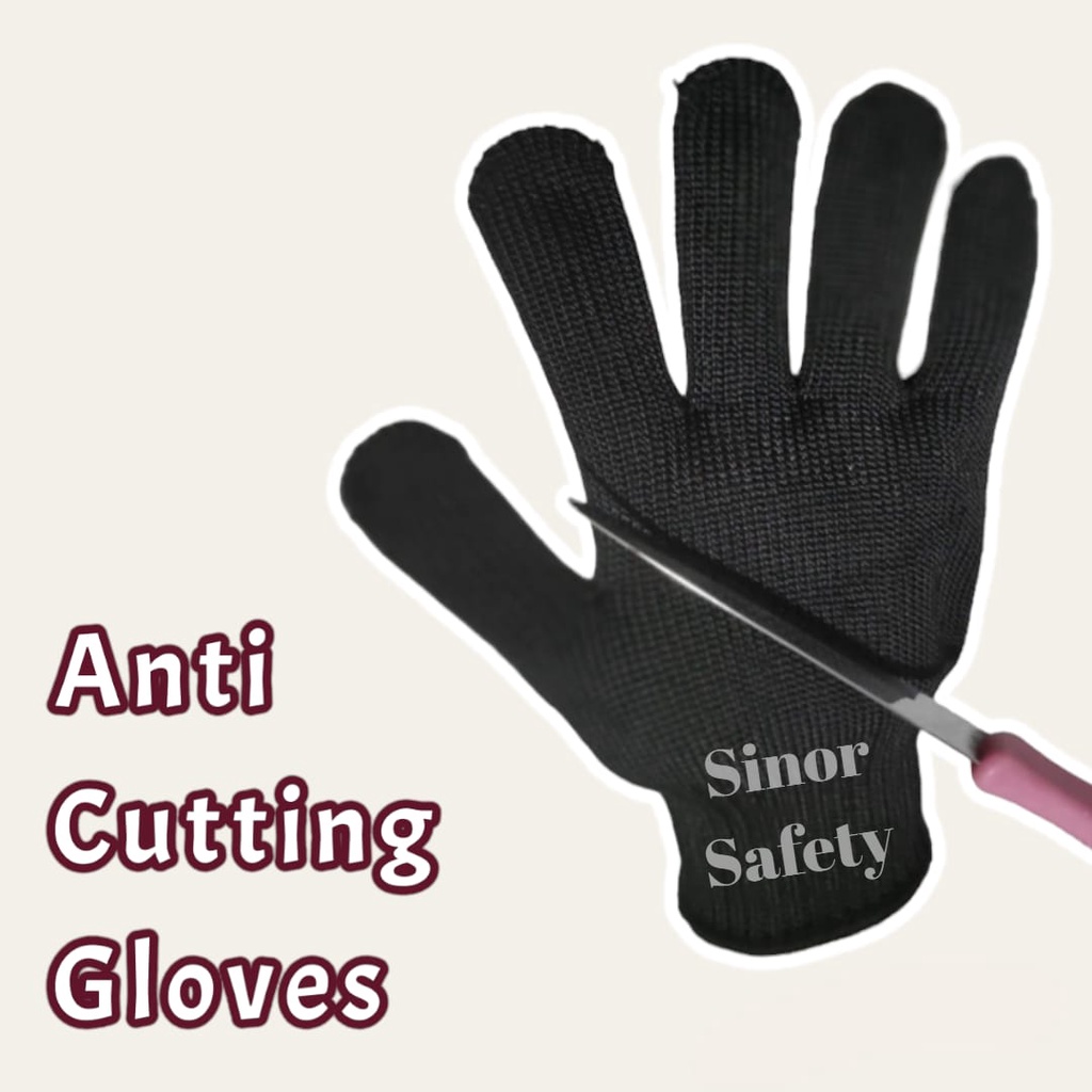 Sarung Tangan Cut Resistant Gloves Anti Gores Pisau dan Benda Tajam