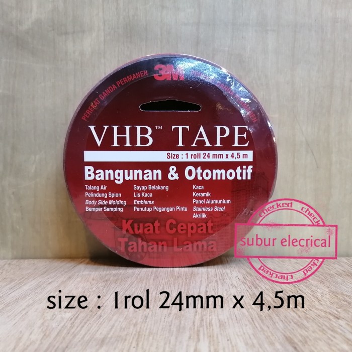 

Update Double Tape 3M Vhb 24Mm X 4.5M Hemat