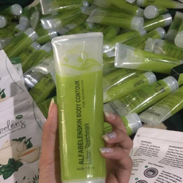 Alfabelenskin body contour lotion stretcmark