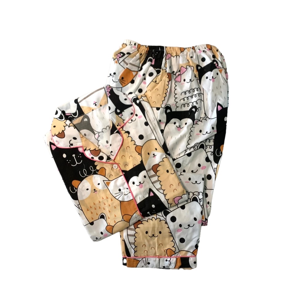 BAJU TIDUR WANITA / PIYAMA WANITA KARAKTER CP