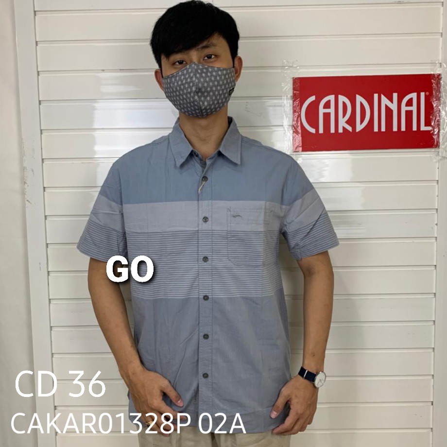 BB CIP CARDINAL KEMEJA CASUAL SLIMFIT Hem Pria Baju Cowok Pakaian Pria