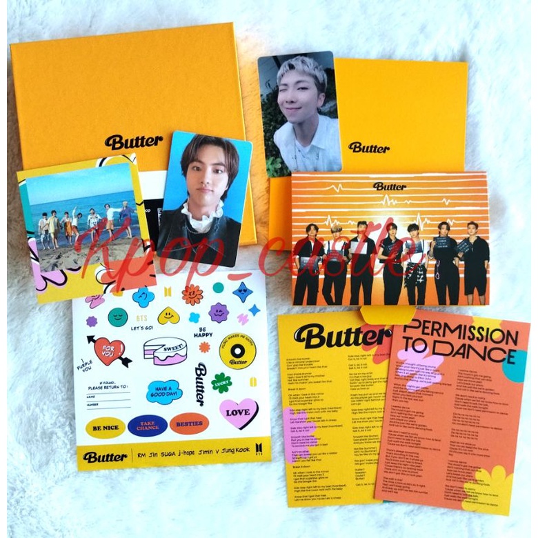 [READY FULLSET UNSEALED] BTS BUTTER ALBUM LUCKY DRAW POWER STATION